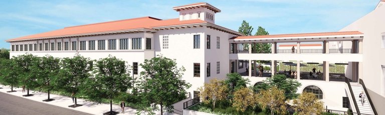 artist rendering of the nucleus building