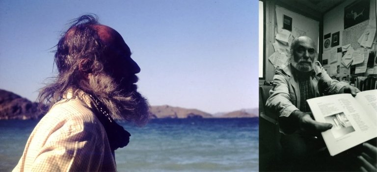 Two photos of Carl Hertel.
