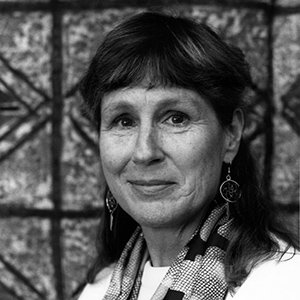 black and white portrait of susan seymour