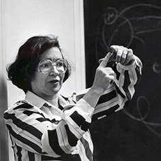 judith grabiner teaching a class in the 1980s
