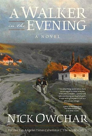 book cover for "A walker in the evening"