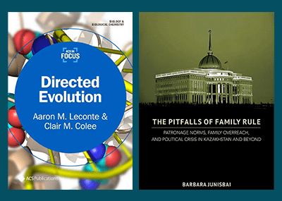 book covers for "directed evolution" and "The pitfalls of family rule"