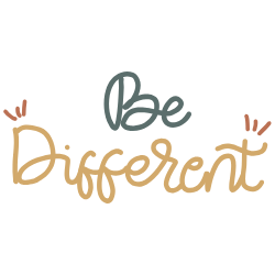 Be Different in cursive writing