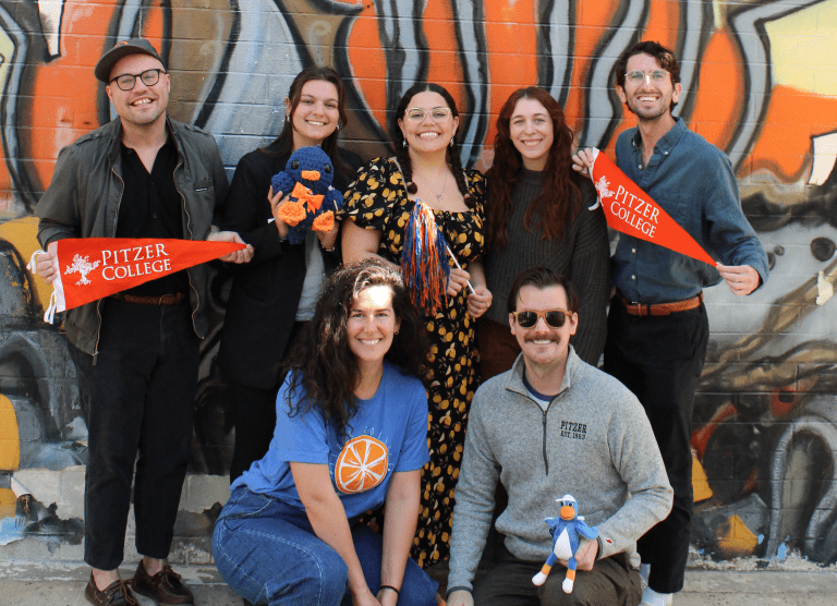 Admissions Team posing joyfully for a photo