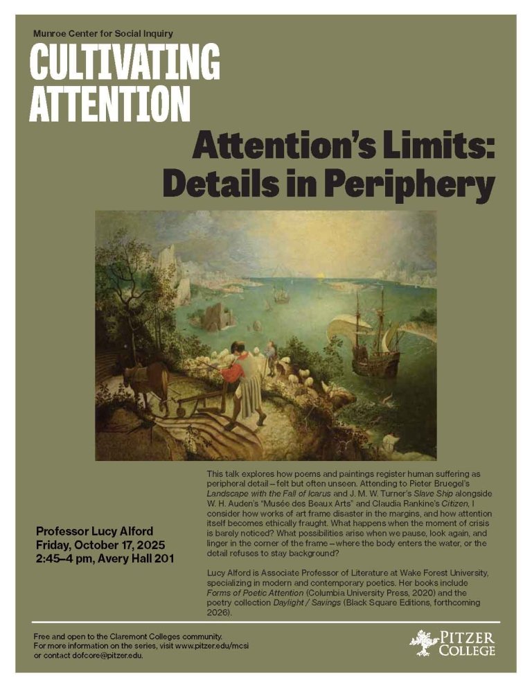 poster for lucy alford mcsi talk, text included in the body fo the webpage