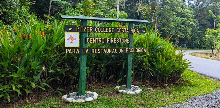 Costa Rica program field station sign