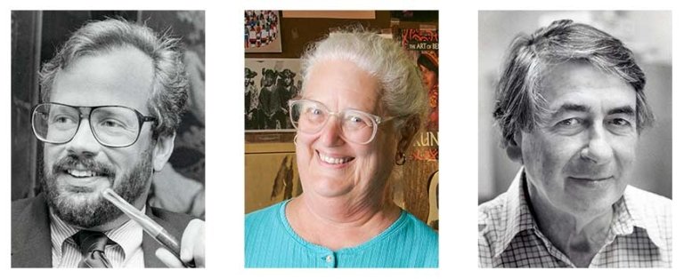 head shots of frank ellsworth, sheryl miller, and lucian marquis