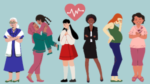 Women wearing different occupational outifts