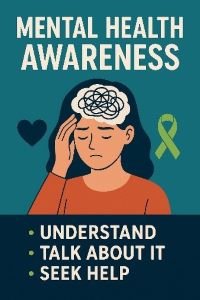 Women with Scribbles on Brain