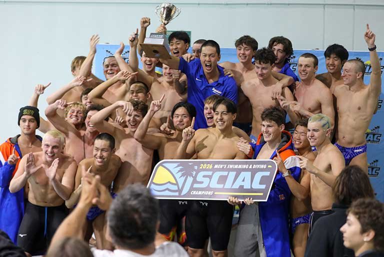 2026 men's swim and dive team