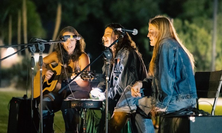 students performing at Harvest Festival
