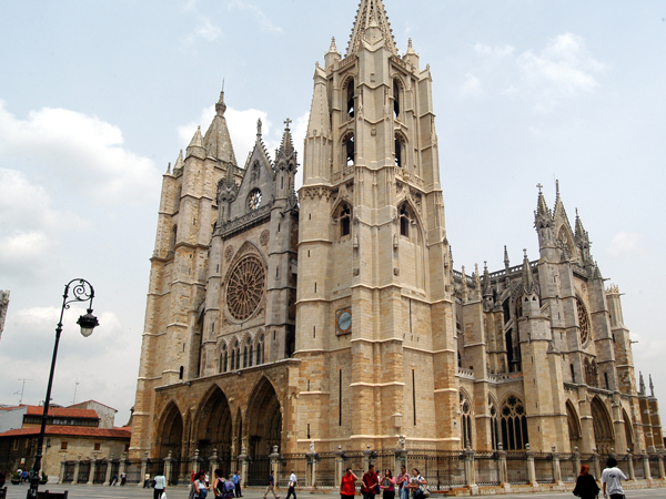 Cathedral in Leon, Spain