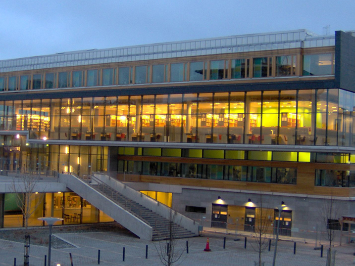 Library at Sodertorn, Sweden