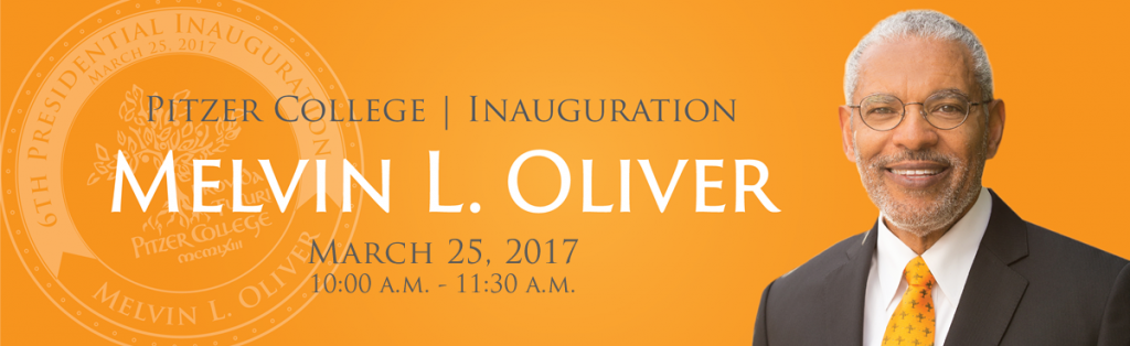 Pitzer College Inauguration | Melvin L. Oliver