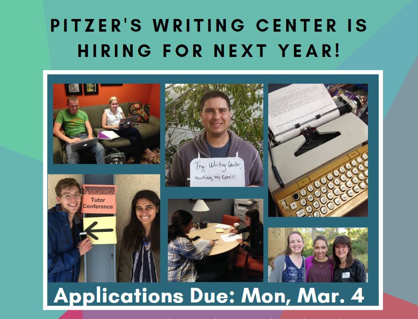 writing center hiring image